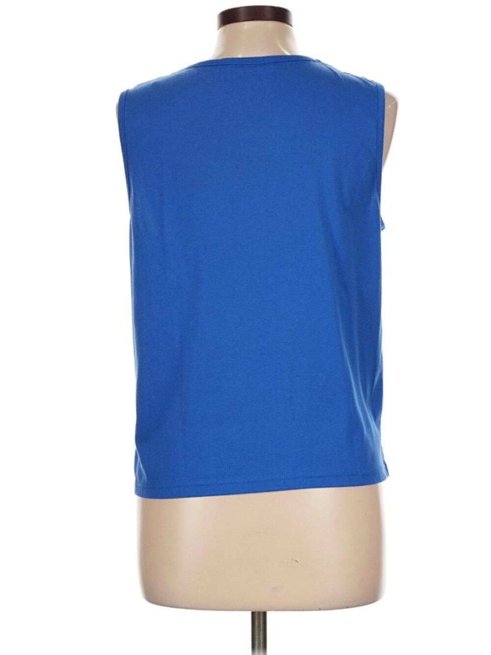 Jenny Boston Boutique Sleeveless Lightweight Tank Top in Royal Blue - Size Large - Picture 5 of 7